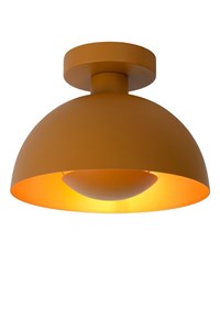 Lucide SIEMON - Flush ceiling light - Ø 25 cm - 1xE27 - Ocher Yellow on 4