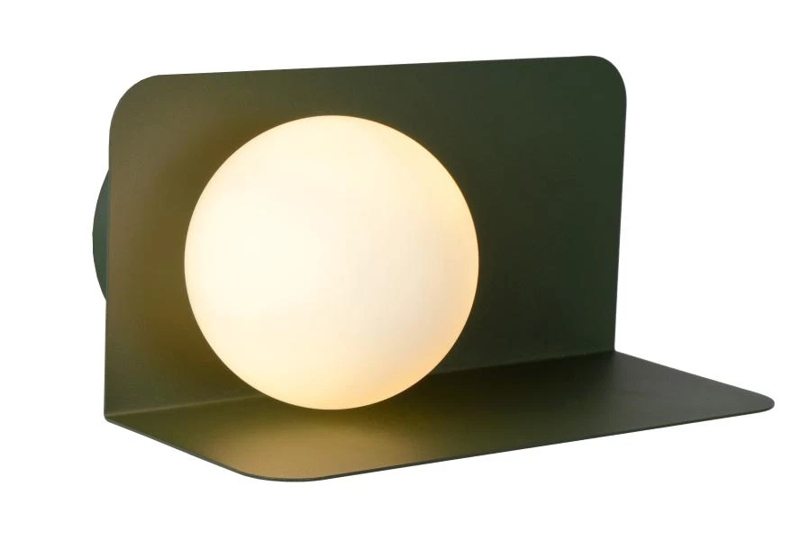 Lucide BONNI - Wall light - 1xG9 - Green - on 3