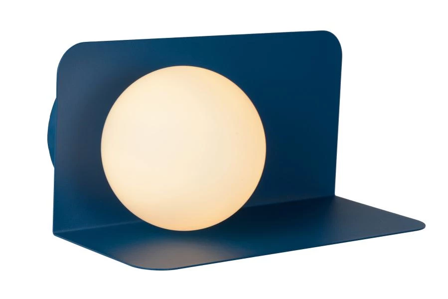 Lucide BONNI - Wandlamp - 1xG9 - Pastel blauw - aan 5