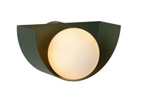 Lucide BENNI - Wall light - 1xG9 - Green on 3