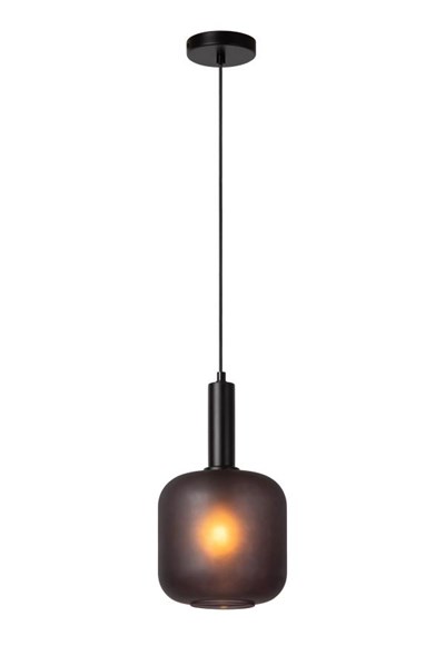 Lucide ELOISE - Lámpara colgante - Ø 21 cm - 1xE27 - Negro