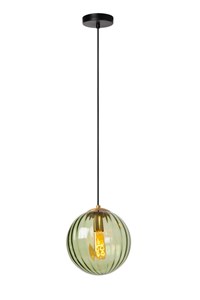 Lucide MONSARAZ - Pendant light - Ø 25 cm - 1xE27 - Green on 3