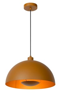 Lucide SIEMON - Pendant light - Ø 40 cm - 1xE27 - Ocher Yellow on 4