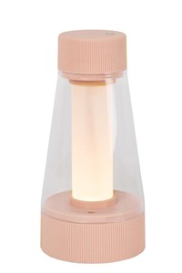 Lucide LORALI - Rechargeable Table lamp - Battery pack/batteries - LED Dim. - IP44 - Pink on 6