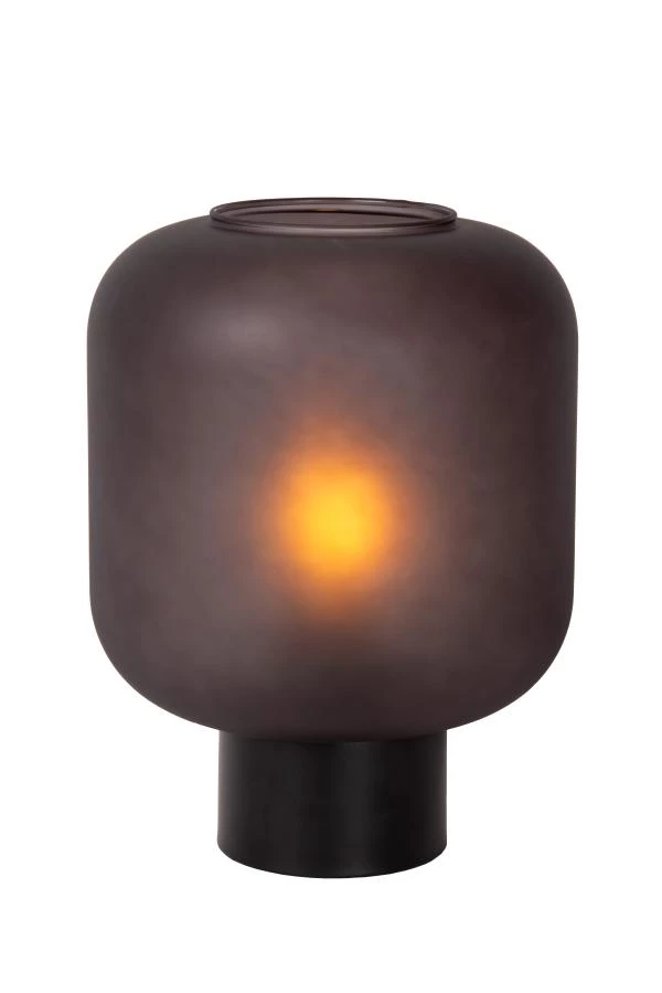 Lucide ELOISE - Lampe de table - Ø 21 cm - 1xE27 - Noir - AAN