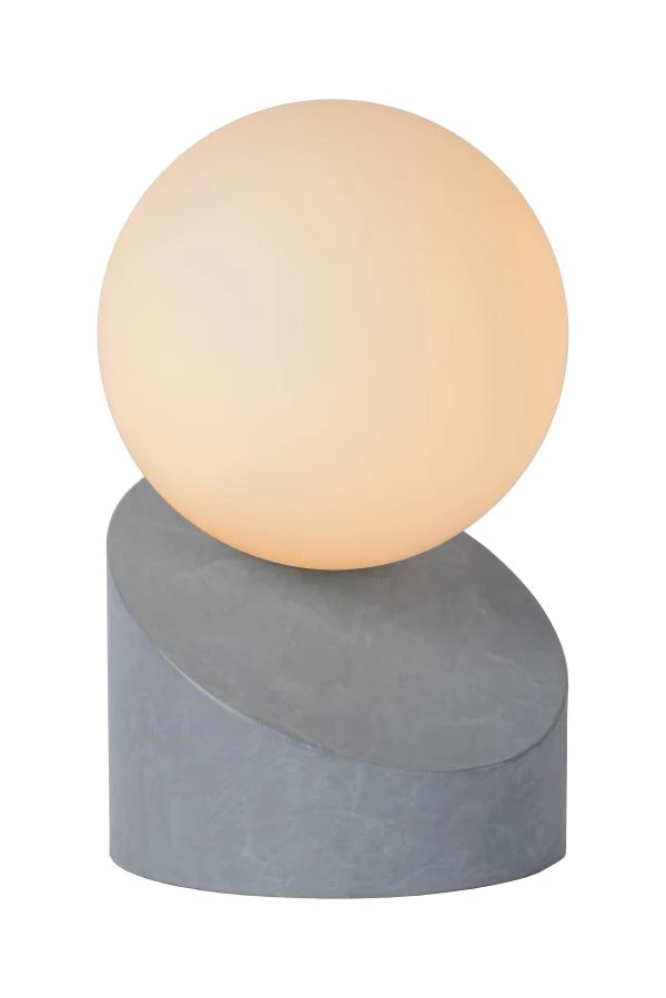 Lucide LEN - Lampe de table - Ø 10 cm - 1xG9 - Gris - allumé 6