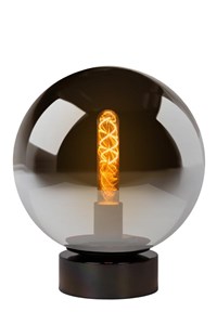 Lucide JORIT - Lampe de table - Ø 25 cm - 1xE27 - Fumé AAN 5