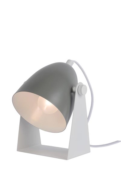 Lucide CHAGO - Lampe de table - 1xE14 - Gris