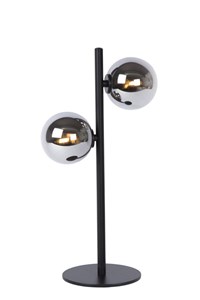 Lucide TYCHO - Lampe de table - 2xG9 - Noir AAN