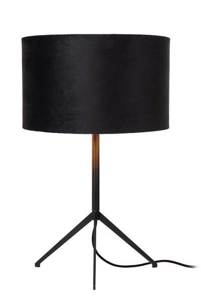 Lucide TONDO - Tischlampe - Ø 30 cm - 1xE27 - Schwarz