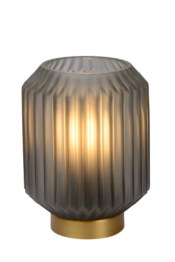 Lucide SUENO - Table lamp - Ø 13 cm - 1xE14 - Satin Grey - on 1