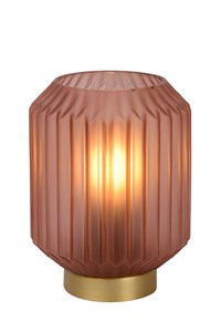 Lucide SUENO - Lampe de table - Ø 13 cm - 1xE14 - Rose AAN 6