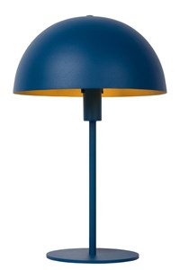 Lucide SIEMON - Lámpara de mesa - Ø 25 cm - 1xE14 - Azul AAN 5