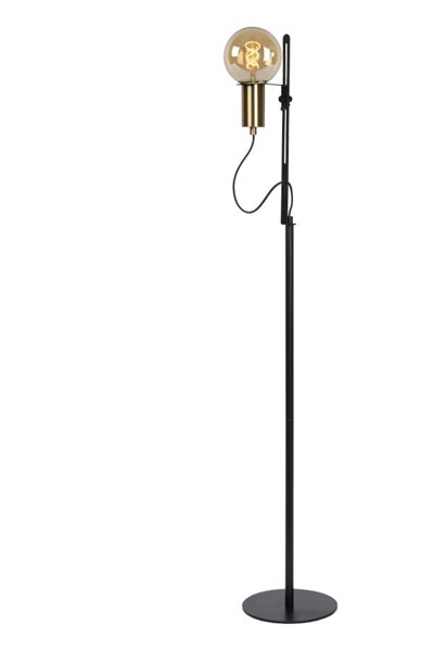 Lucide MALCOLM - Floor lamp - 1xE27 - Black