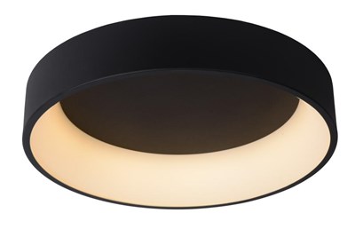 Lucide TALOWE LED - Flush ceiling light - Ø 60 cm - LED Dim. - 1x42W 3000K - Black