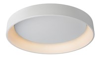 Lucide TALOWE LED - Plafonnier - Ø 80 cm - LED Dim. - 1x80W 3000K - Blanc AAN 1