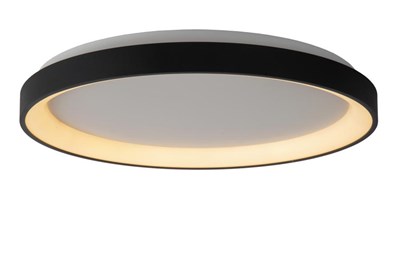 Lucide VIDAL - Plafonnier - Ø 48 cm - LED Dim. - 1x38W 2700K - Noir