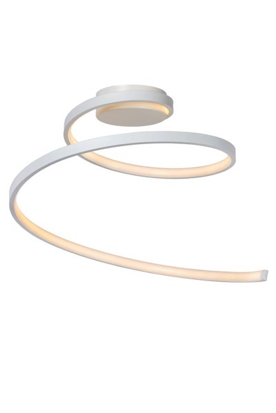 Lucide MAXENCE - Flush ceiling light - Ø 46 cm - LED Dim. - 1x24W 3000K - 3 StepDim - White