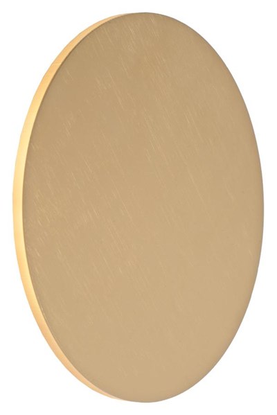 Lucide EKLYPS LED - Wall light - Ø 25 cm - LED - 1x8W 3000K - Matt Gold / Brass