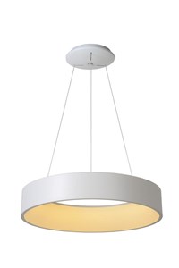 Lucide TALOWE LED - Pendant light - Ø 60 cm - LED Dim. - 1x39W 3000K - White on 1