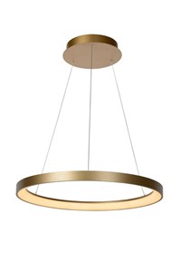 Lucide VIDAL - Pendelleuchten - Ø 58 cm - LED Dim. - 1x48W 2700K - Mattes Gold / Messing AAN 2