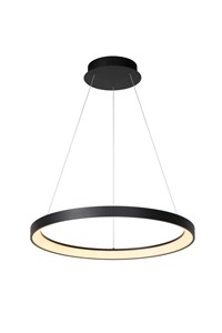 Lucide VIDAL - Suspension - Ø 58 cm - LED Dim. - 1x48W 2700K - Noir AAN