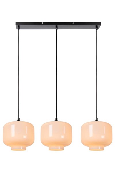 Lucide MEDINE - Pendant light - 3xE27 - Opal