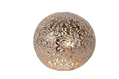 Lucide PAOLO - Lampe de table - Ø 14,5 cm - 1xG9 - Argenté