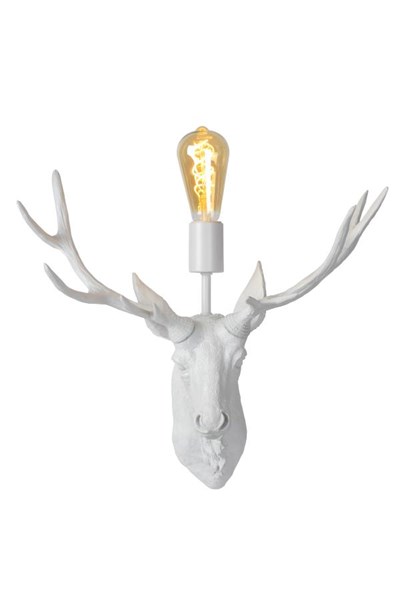 Lucide EXTRAVAGANZA CARIBOU - Wandlamp - 1xE27 - Wit