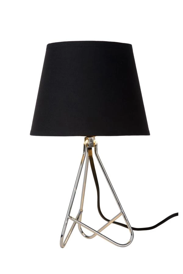 Lucide GITTA - Table lamp - Ø 17 cm - 1xE14 - Chrome - on 1