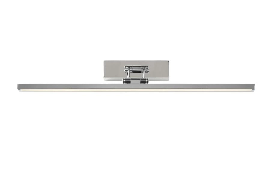 Lucide ERWAN - Spiegelleuchte Badezimmer - LED - 1x12W 3000K - IP21 - Chrom - EINgeschaltet 1