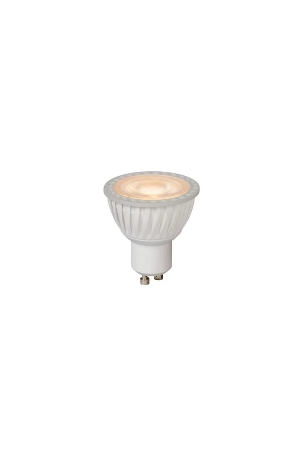 Lucide MR16 - Led Lampe - Ø 5 cm - LED Dim. - GU10 - 1x5W 3000K - Weiß - EINgeschaltet 1