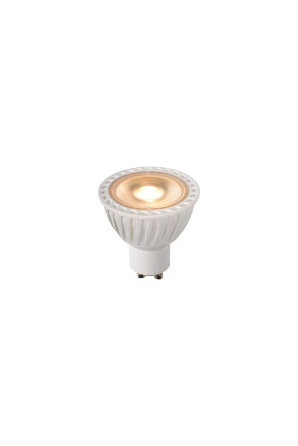 Lucide MR16 - Led lamp - Ø 5 cm - LED Dim to warm - GU10 - 1x5W 2200K/3000K - Wit - aan 1