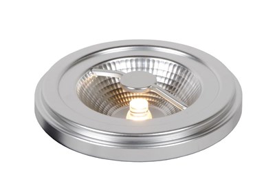 Lucide AR111 - Led bulb - Ø 11,1 cm - LED Dim. - G53 - 1x12W 2700K - Satin Chrome