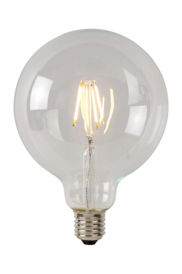 Lucide G125 - Glühfadenlampe - Ø 12,5 cm - LED Dim. - E27 - 1x5W 2700K - Transparent - AAN