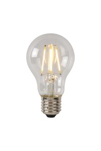 Lucide A60 - Glühfadenlampe - Ø 6 cm - LED Dim. - E27 - 1x5W 2700K - Transparent AAN