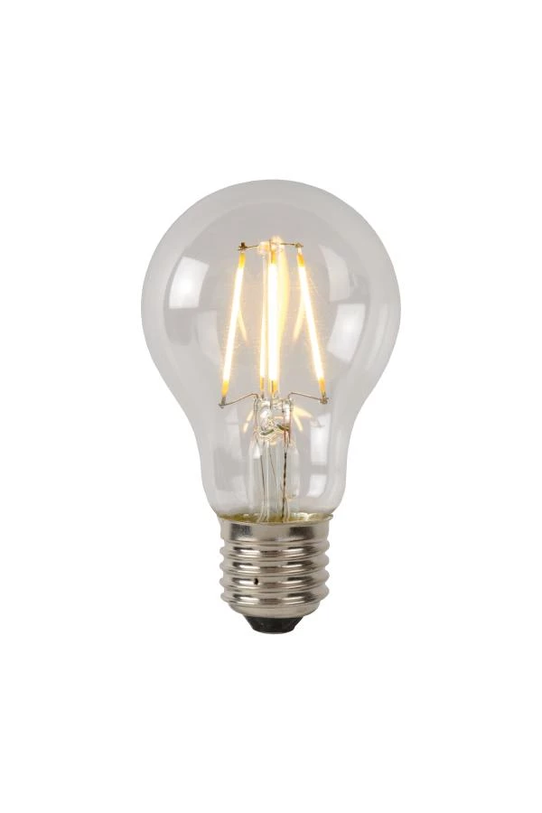 Lucide A60 - Ampoule filament - Ø 6 cm - LED Dim. - E27 - 1x5W 2700K - Transparent - AAN