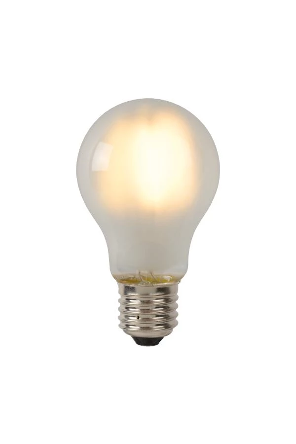 Lucide A60 - Filament bulb - Ø 6 cm - LED Dim. - E27 - 1x5W 2700K - frosted - on 7