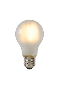 Lucide A60 - Glühfadenlampe - Ø 6 cm - LED Dim. - E27 - 1x5W 2700K - Matte EINgeschaltet 7