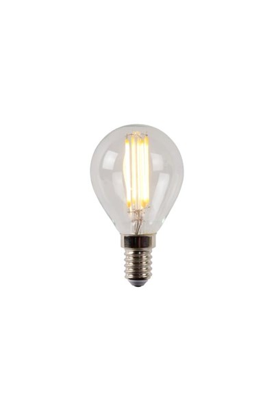 Lucide P45 - Ampoule filament - Ø 4,5 cm - LED Dim. - E14 - 1x4W 2700K - Transparent