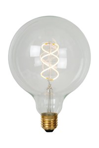 Lucide G125 - Ampoule filament - Ø 12,5 cm - LED Dim. - E27 - 1x4,9W 2700K - Transparent AAN