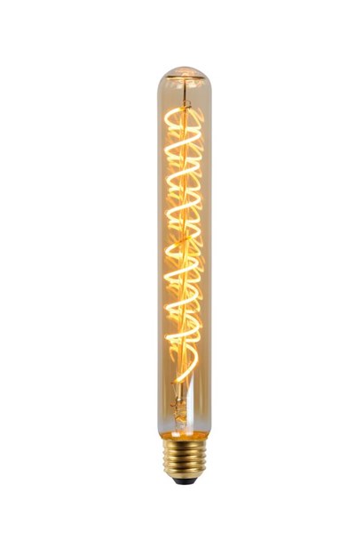 Lucide T32 - Filament bulb - Ø 3,2 cm - LED Dim. - E27 - 1x4,9W 2200K - Amber