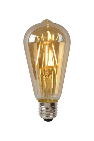 Lucide Illuminazione Lampadina P45 - Bulbo a filamento LED Dimmerabile - Ø  4,5 cm - E14