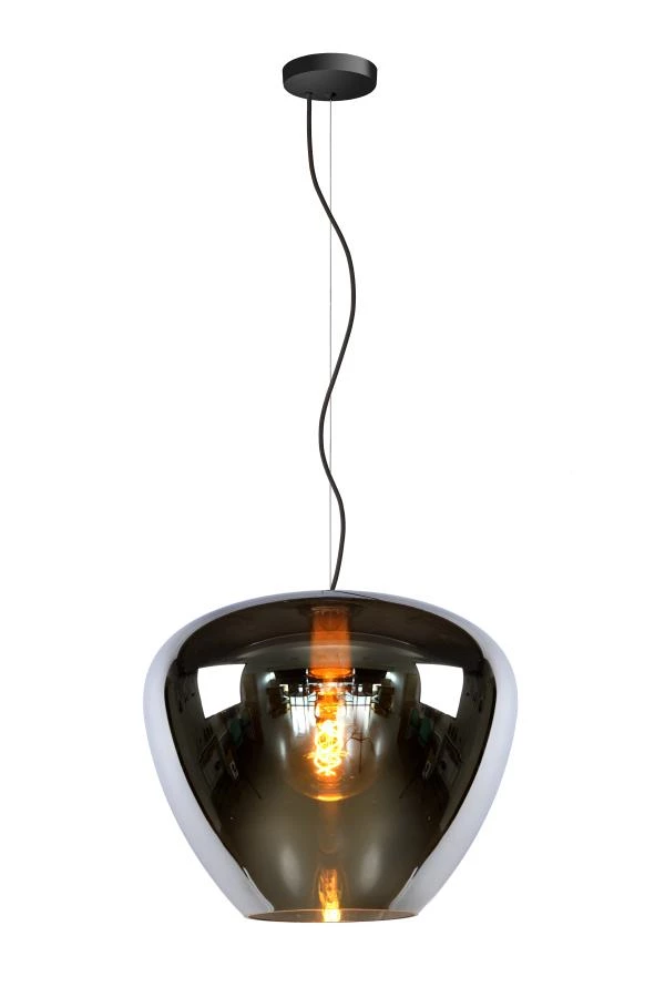 Lucide SOUFIAN - Hanglamp - Ø 40 cm - 1xE27 - Fumé - aan 5