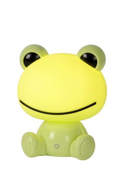 Lucide DODO Frog - Tischlampe Kinderzimmer - LED Dim. - 1x3W - 3 StepDim - Grün