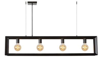 Lucide THOR - Pendant light - 4xE27 - Grey iron