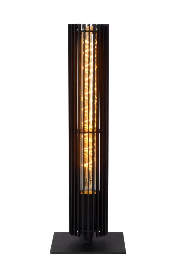 Lucide LIONEL - Table lamp - 1xE27 - Black - on