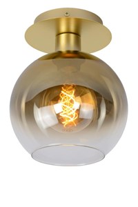 Lucide MARIUS - Flush ceiling light - 1xE27 - Matt Gold / Brass on 2