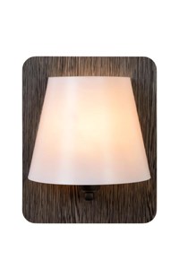 Lucide IDAHO - Wall light - 1xE14 - Grey on 6