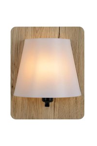 Lucide IDAHO - Wandlamp - 1xE14 - Naturel aan 6